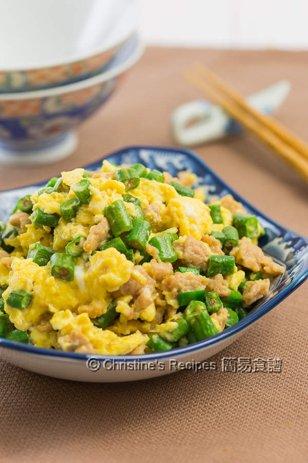 Stir Fried Eggs with Snake Beans and Pork02