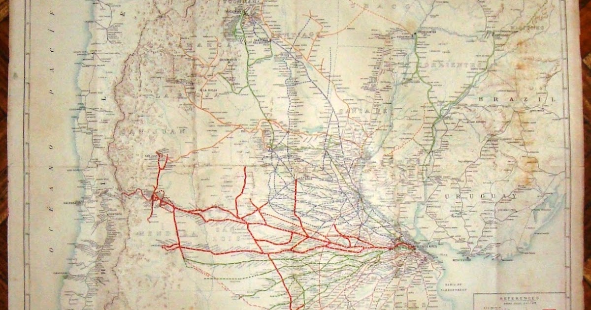 LEYEDOR LIBROS FERROCARRIL BUENOS AIRES AL PACIFICO MAPA ORIGINAL 1913 BAP
