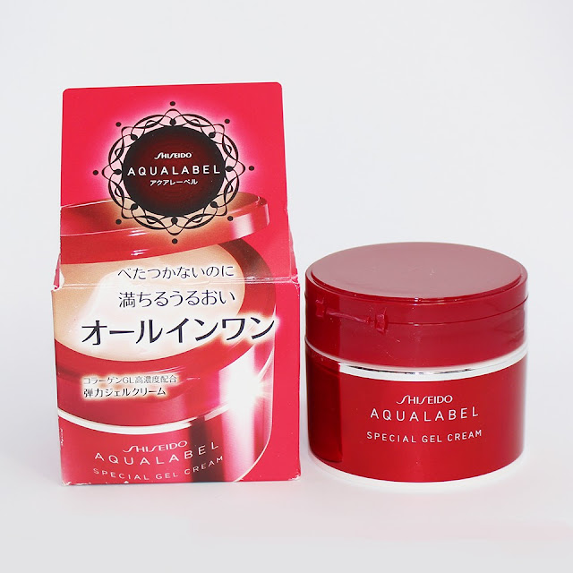 kem duong am da kho Shiseido Aqualabel Special Gel Cream
