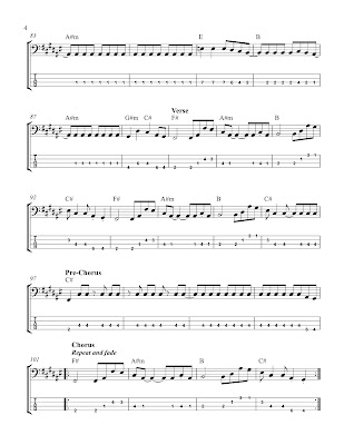 Carl Radle George Harrison Extra Texture bass transcription
