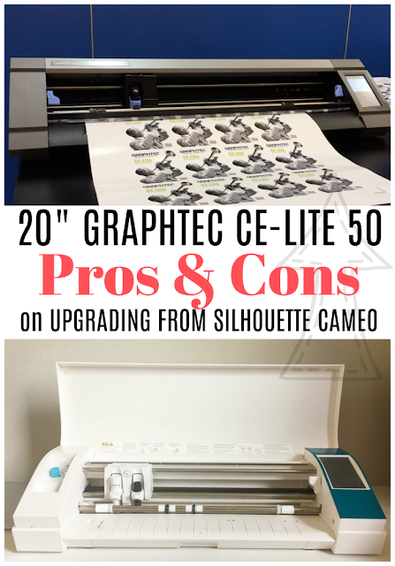 larger silhouette cameo, silhouette cameo pro, silhouette cameo vs graphtec, graphtec vs silhouette cameo, graphtec 20", graphtec ce-lite 50