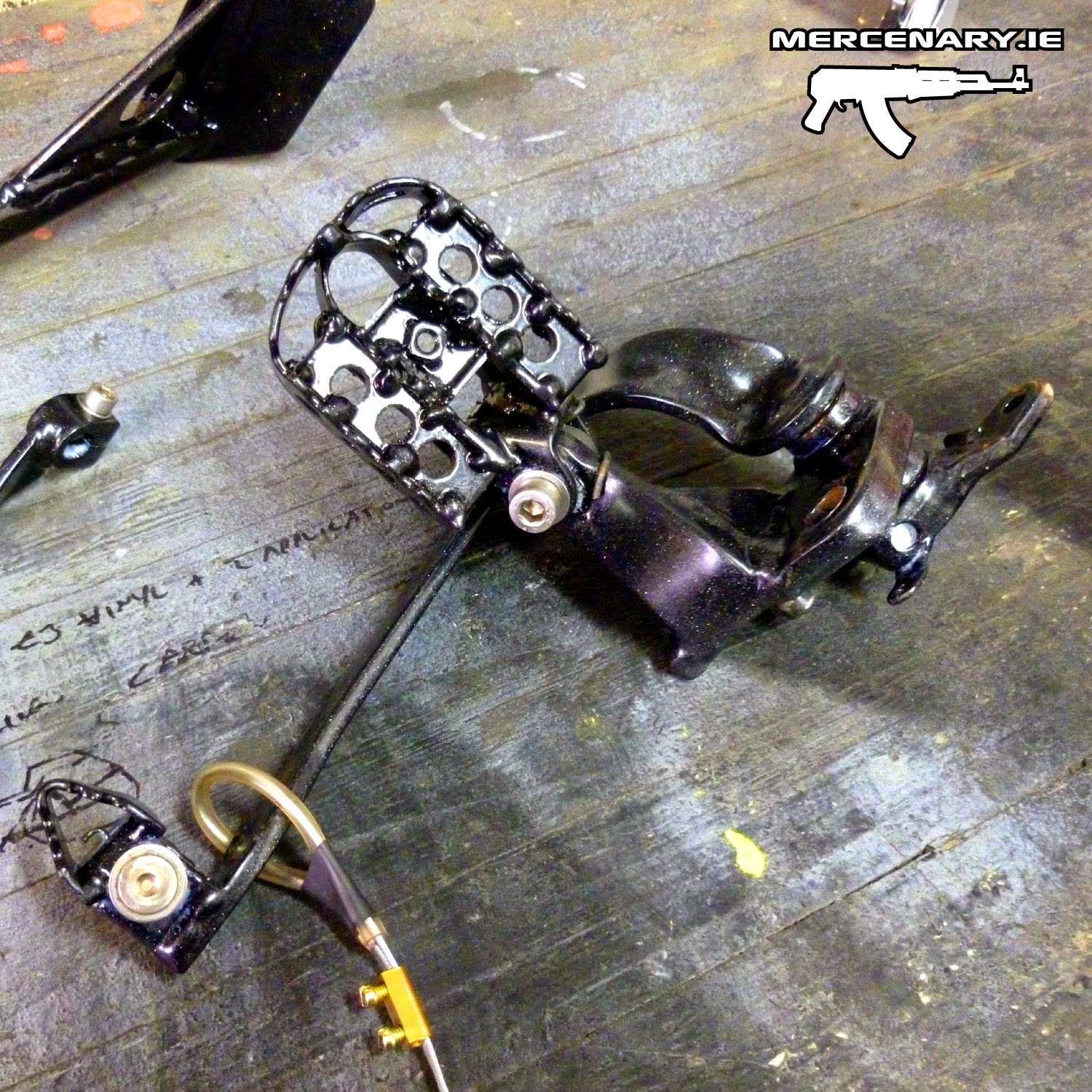 Mercenary Garage Africa Twin Modified Foot Controls Mercenary Garage Africa Twin Modified Foot Controls
