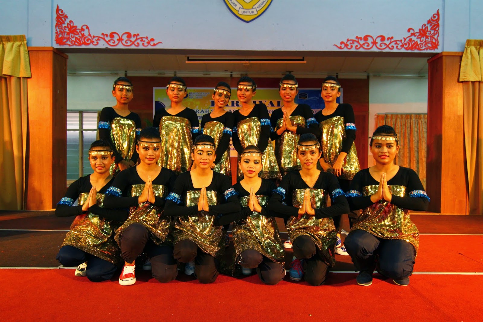 Karnival ASAT Sarawak 2014 : Senam Tari Kenyalang (SM)