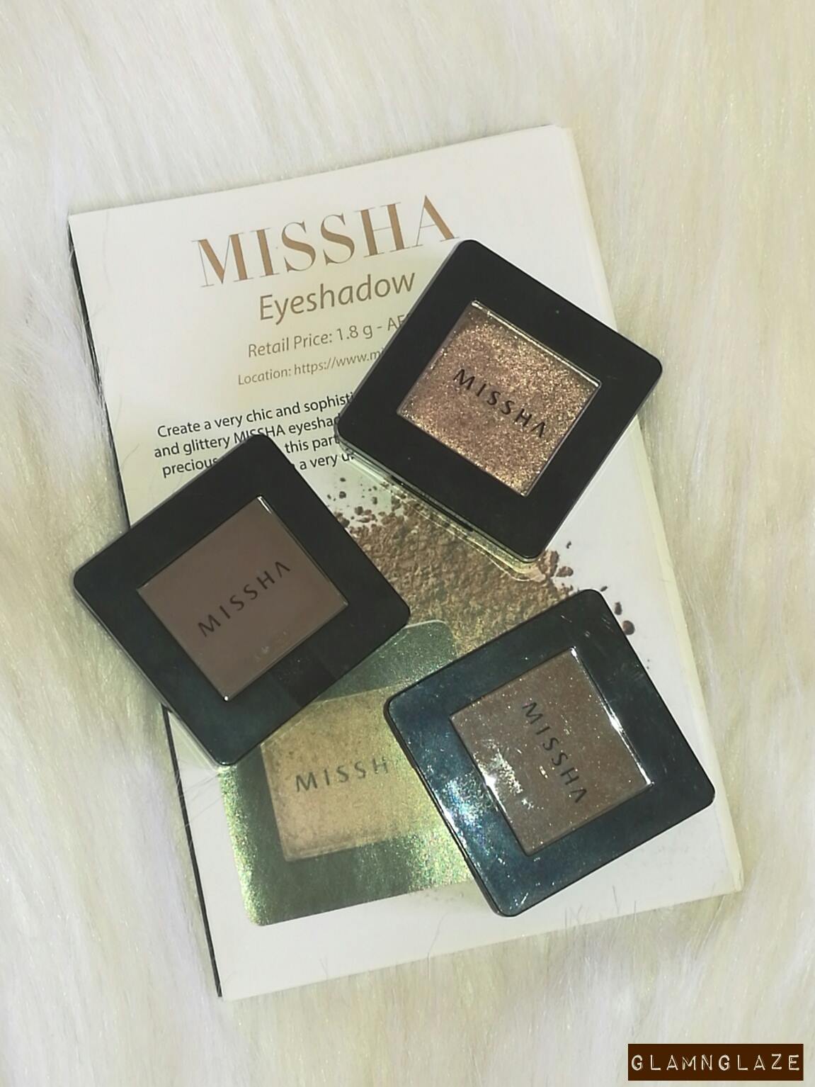 GlamNGlaze Review Missha Middle East Modern Eyeshadows (Shades