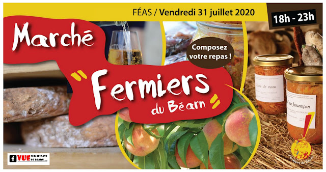 Marché des Fermiers du Béarn Féas 2020