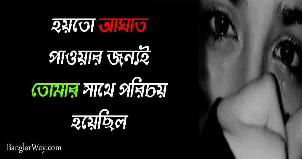 Sad status bengaliLove sad status bengali