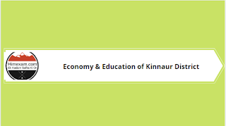Economy & Education of Kinnaur District