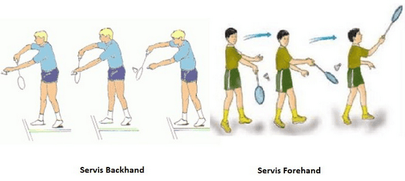 Jenis servis badminton