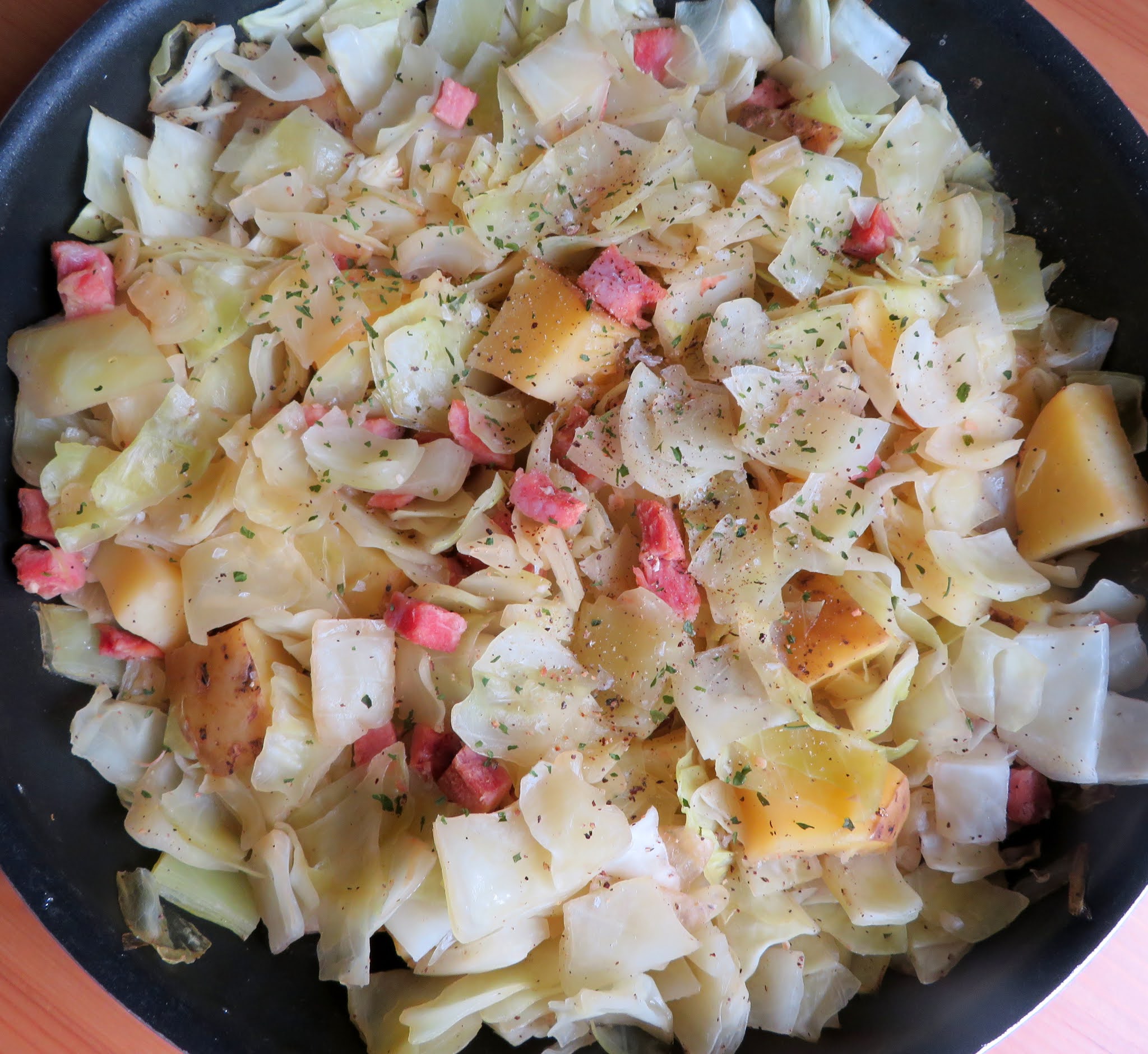 Smothered Cabbage with Ham The English Kitchen