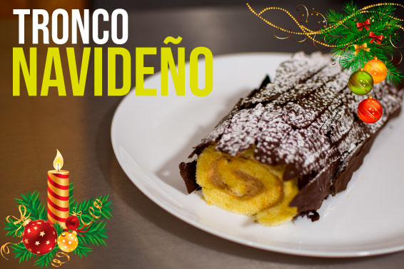 Receta de TRONCO NAVIDEÑO fácil Receta de TRONCO NAVIDEÑO fácil