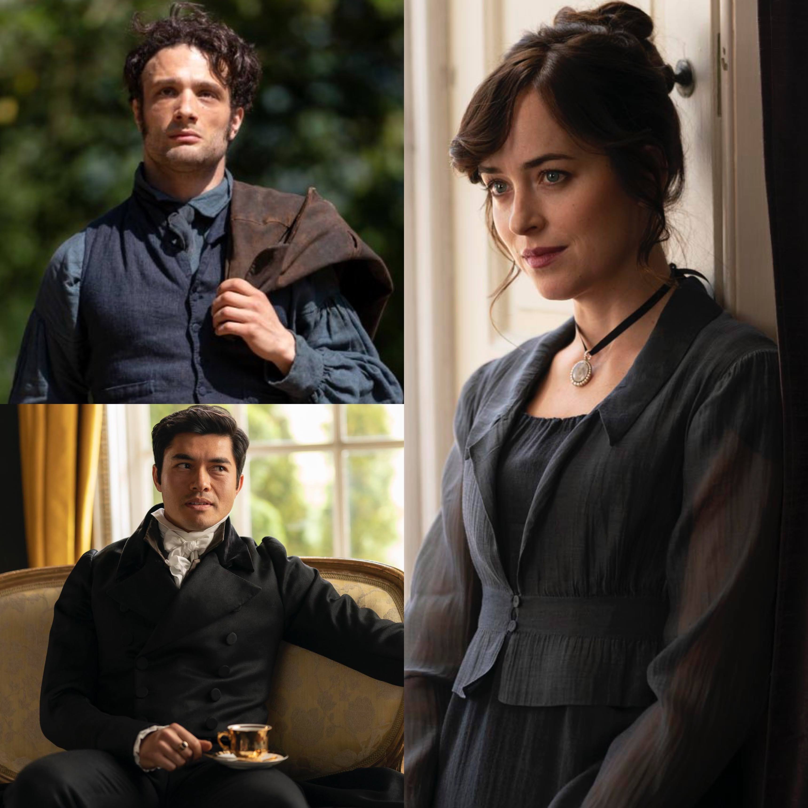First Look of Dakota Johnson, Cosmo Jarvis, and Henry Golding in Netflix's  'Persuasion'