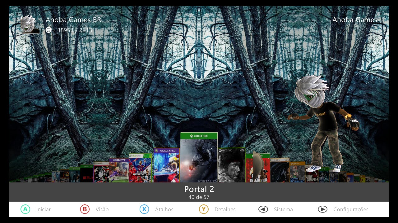 HD PARA XBOX 360 RGH / JTAG Testando Backgrounds na Aurora