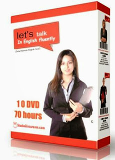 10 DVD Video Let's Talk in English Fluently 