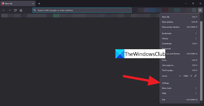 Ustawienia Firefoksa