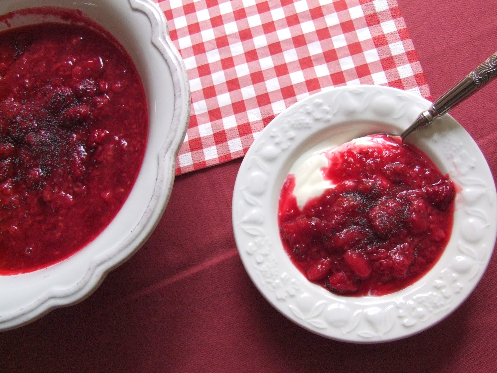 COOKING JULIA COMPOTE POIRESFRAMBOISES