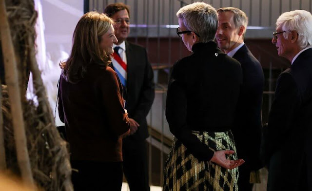 Princess Stephanie attended the opening of the new contemporary art space Konschthal Esch in Esch-sur-Alzette