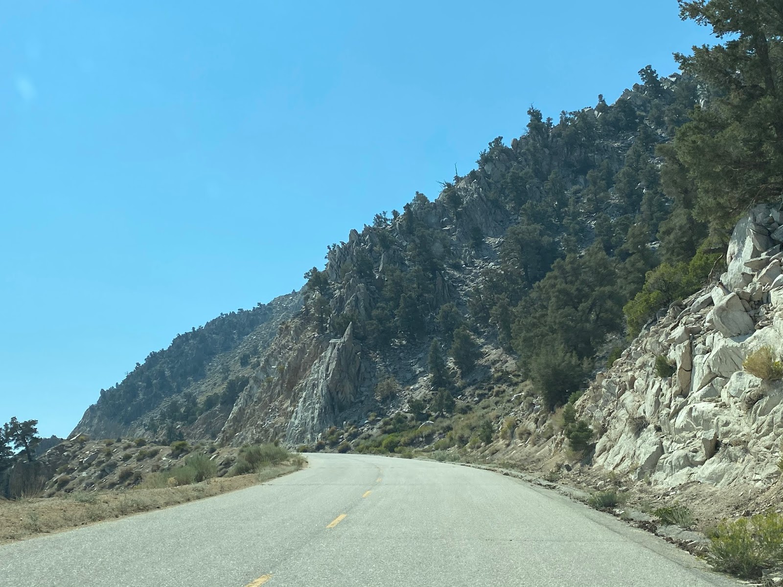 Horseshoe Meadows Road; former California State Route 190 and the