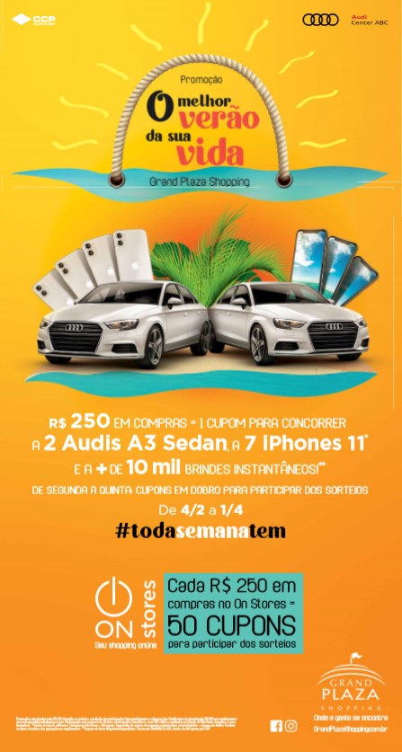 Shoppins da CCP realizam promoções para impulsionar vendas nos primeiros meses de 2020