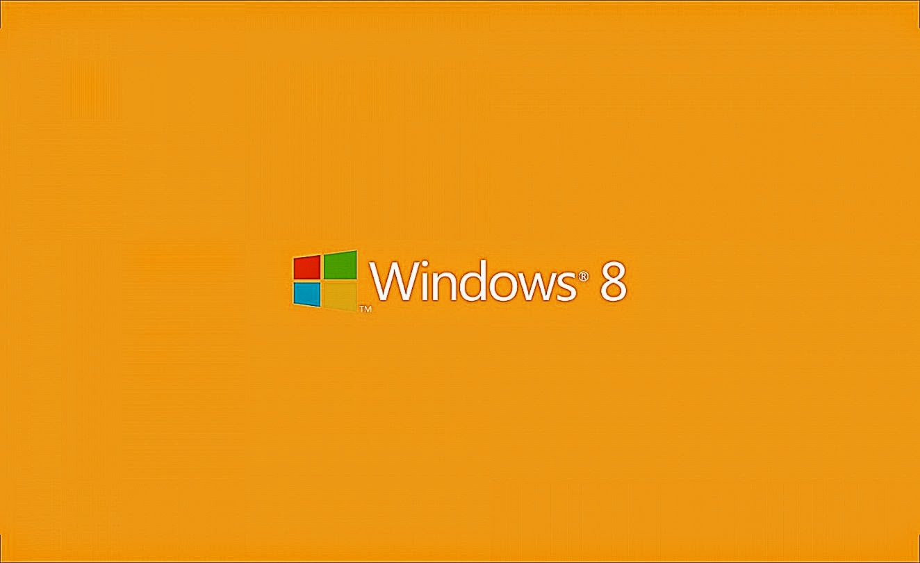 Windows 8 Orange Wallpaper