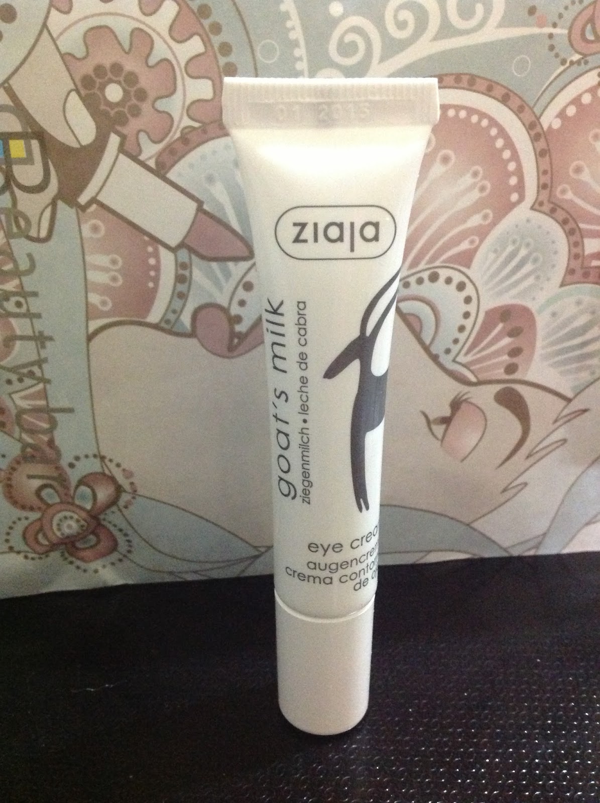 Marissa's beauty blog Ziaja Goats milk Eye cream review