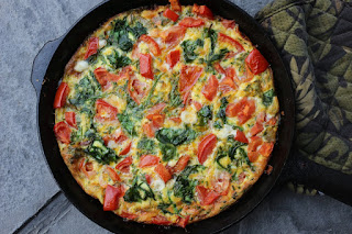 Chorizo Tomato Frittata