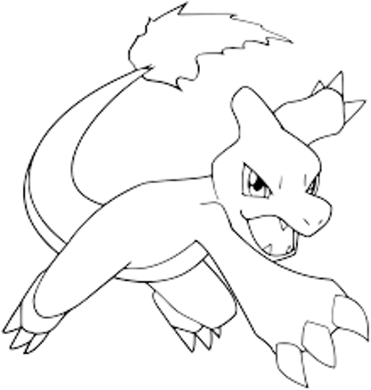 Charmeleon Coloring Pages Free Collection Free Pokemon Coloring Pages