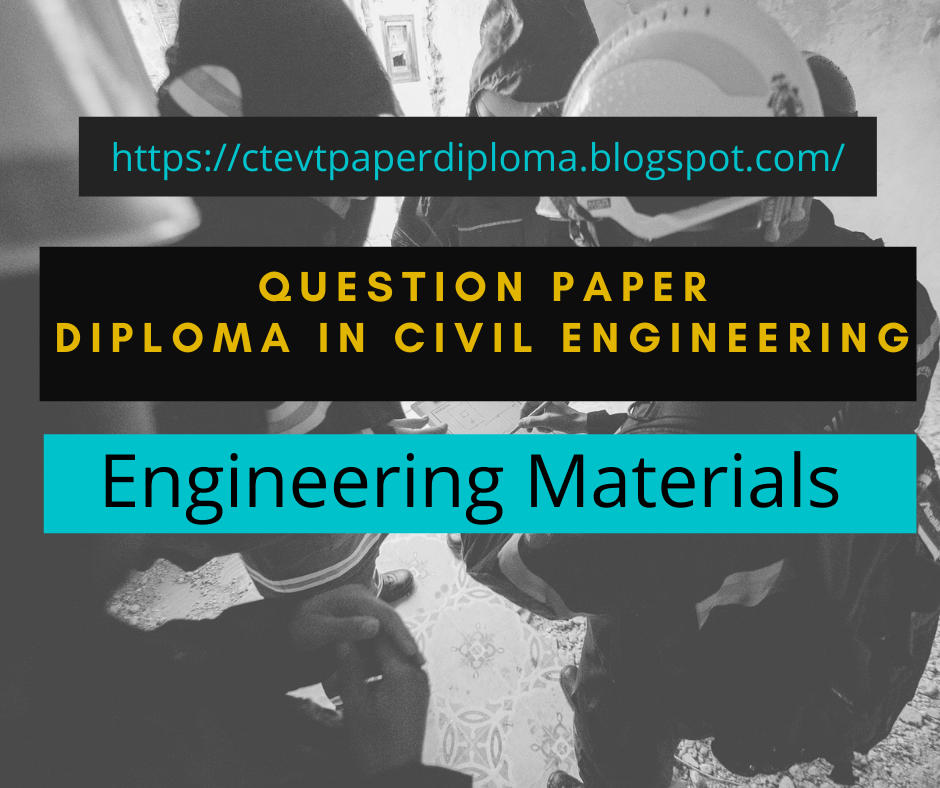 CTEVT Engineering Material Diploma in Civil Engineering 1st Year
