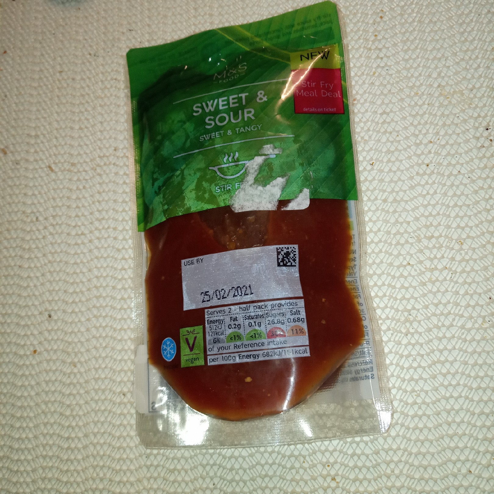 Supersupergirl's Food Reviews M&S Marks and Spencers Cook With Sweet & Sour Sauce