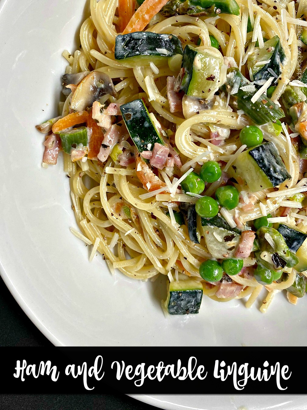 OllaPodrida Ham and Vegetable Linguine