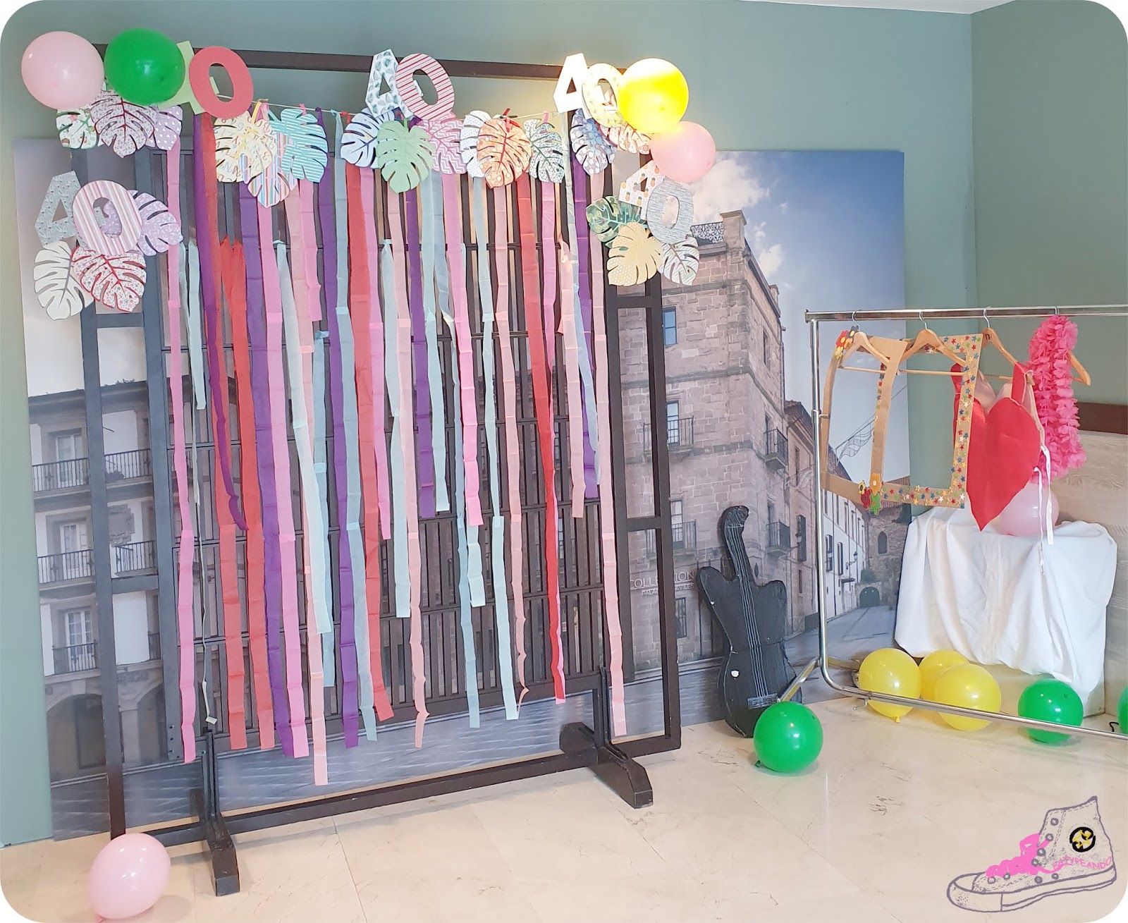 Patypeando: Un blog Muy DIY: Photocall diy para fiesta de cumpleaños de  adultos