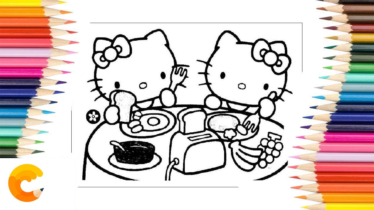 +21 Hello Kitty Coloring Pages Color