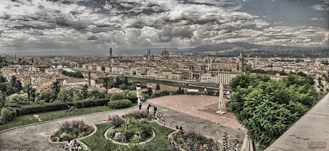 Florencja - panorama z Placu Michała Anioła