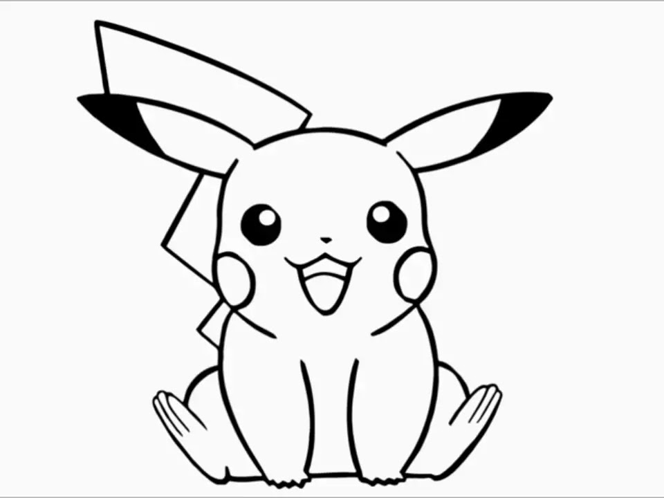 How To Draw Cute Pikachu with Color Pencil  Pokemon  Easy Step By Step  Tutorial  YouTube