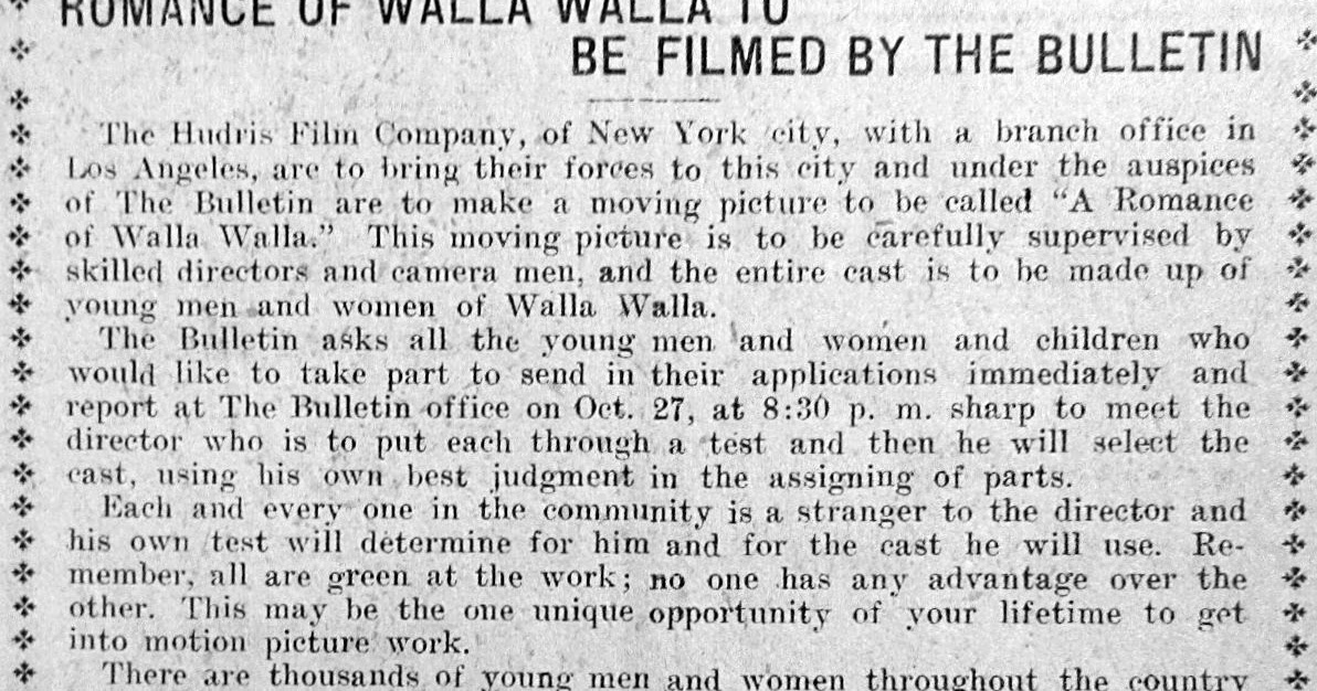 Bygone Walla Walla vintage images of the City and County (and beyond