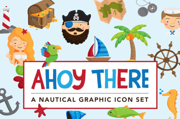 Ahoy There Nautical Illustrations