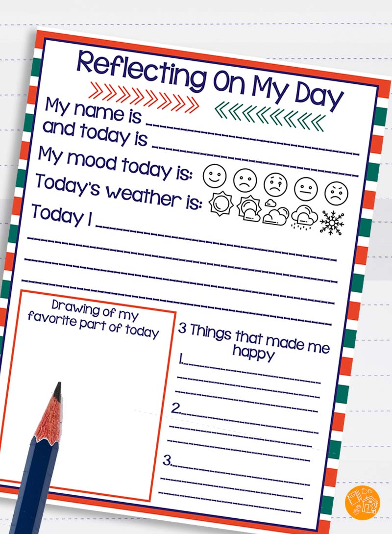 Free Printable Daily Writing Journal for Kids Sunny Day Family