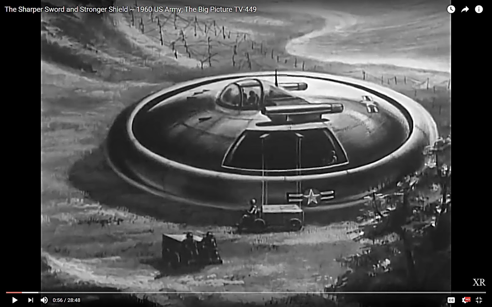 ATOMICANNIHILATION 1960 flying saucer attack!