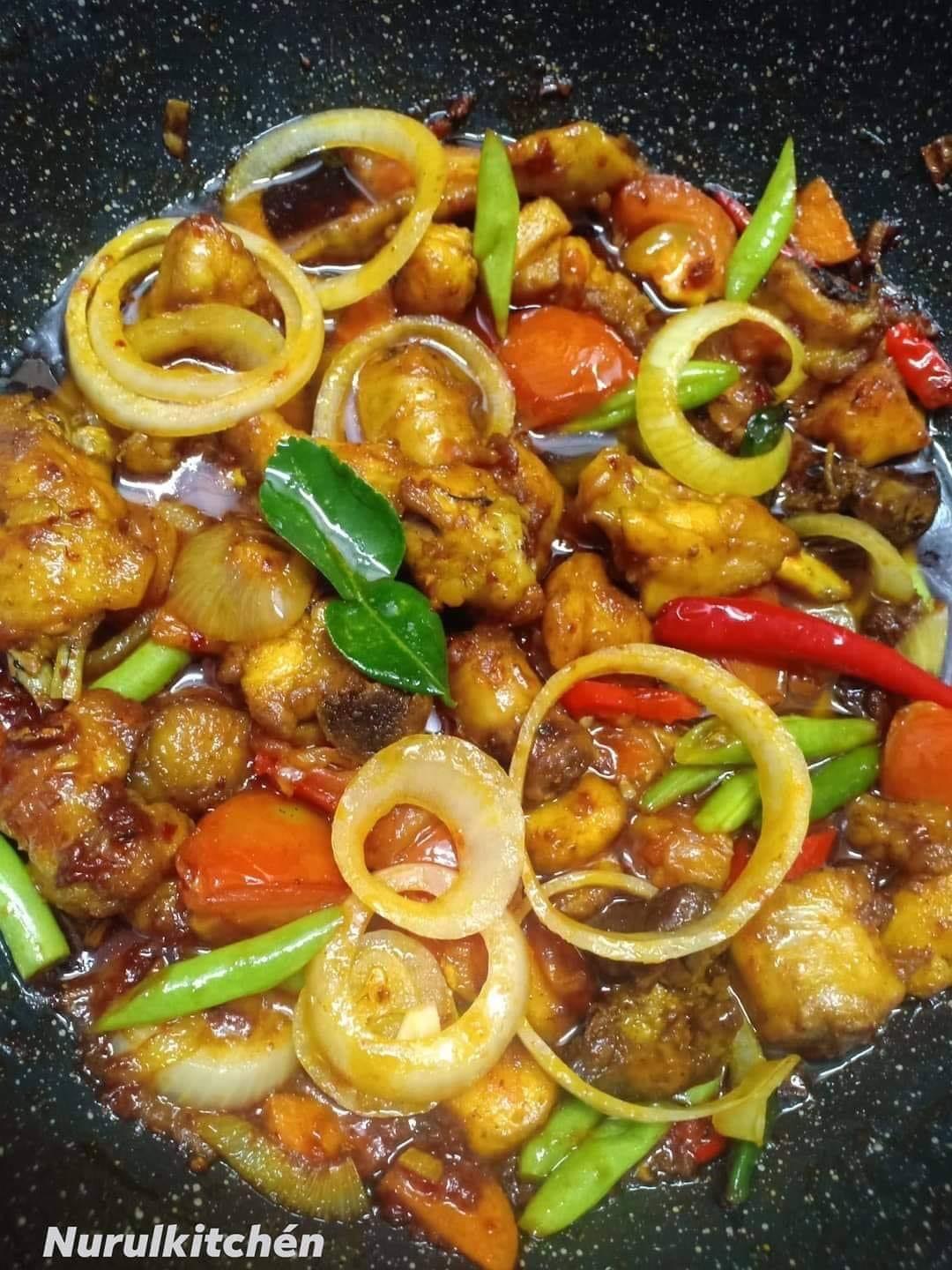 Masak paprik ayam resipi Ayam Masak