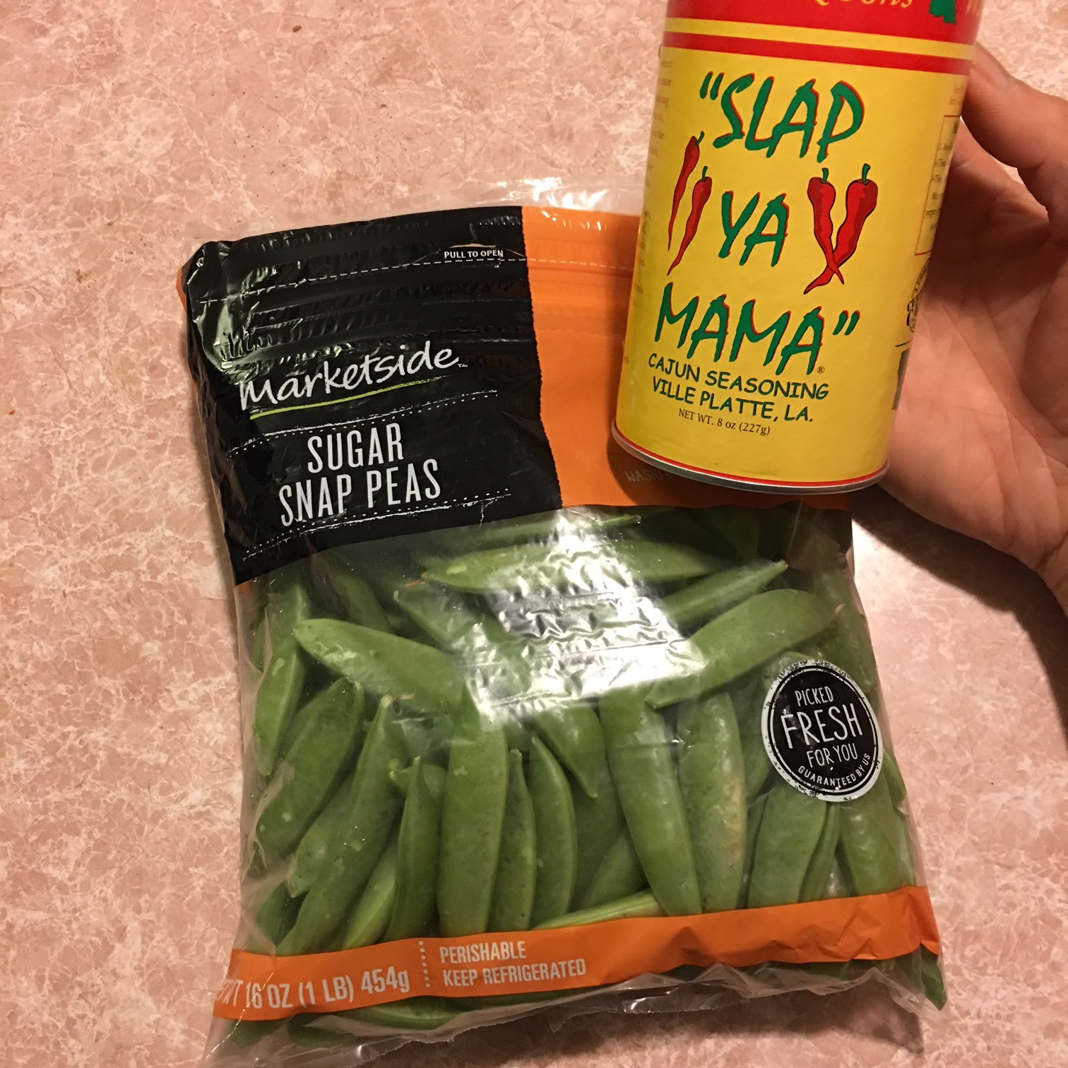 Toast to Roast: Air Fried Sugar Snap Peas