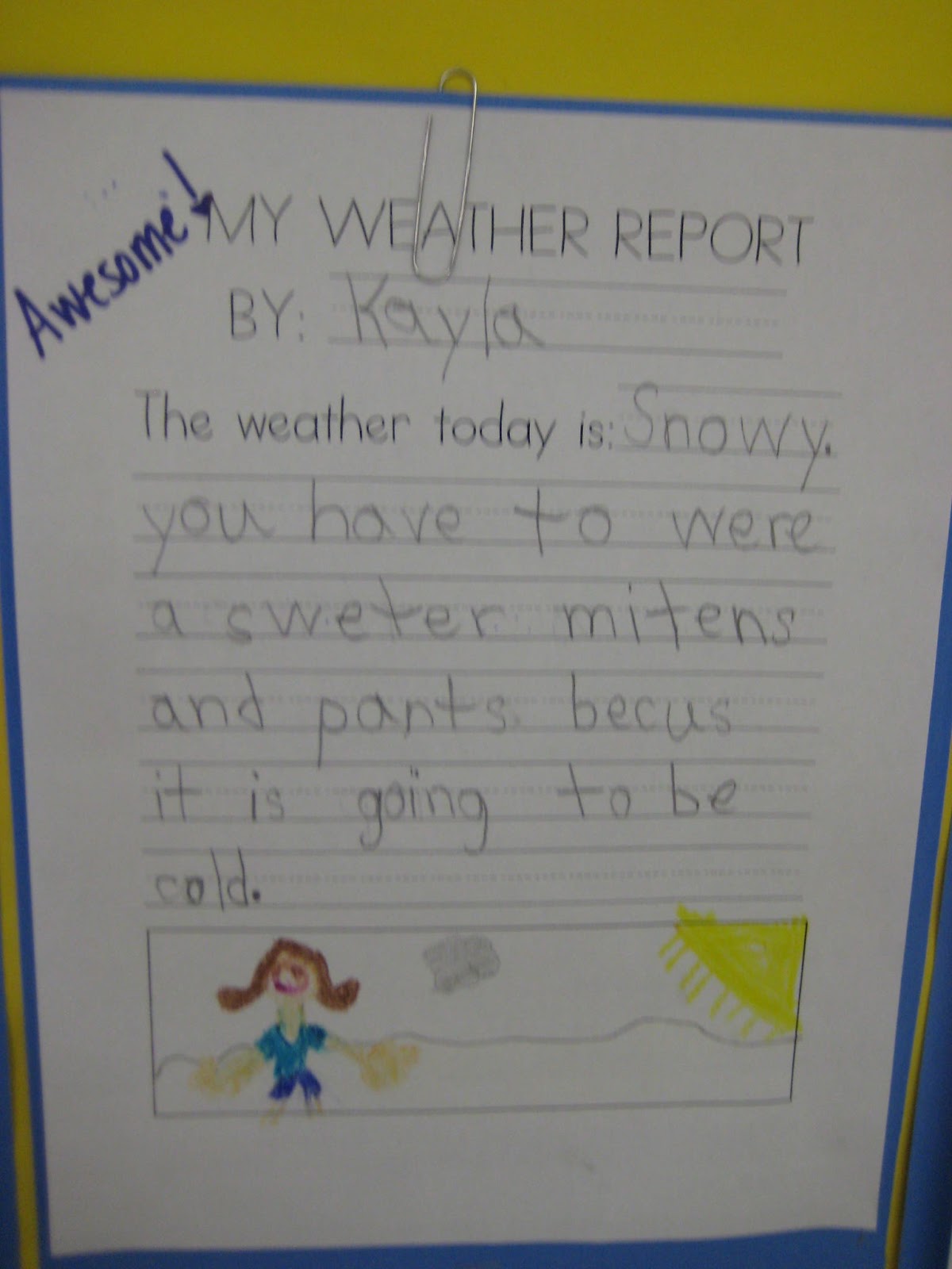 IMG 5833 - Kindergarten Weather Report