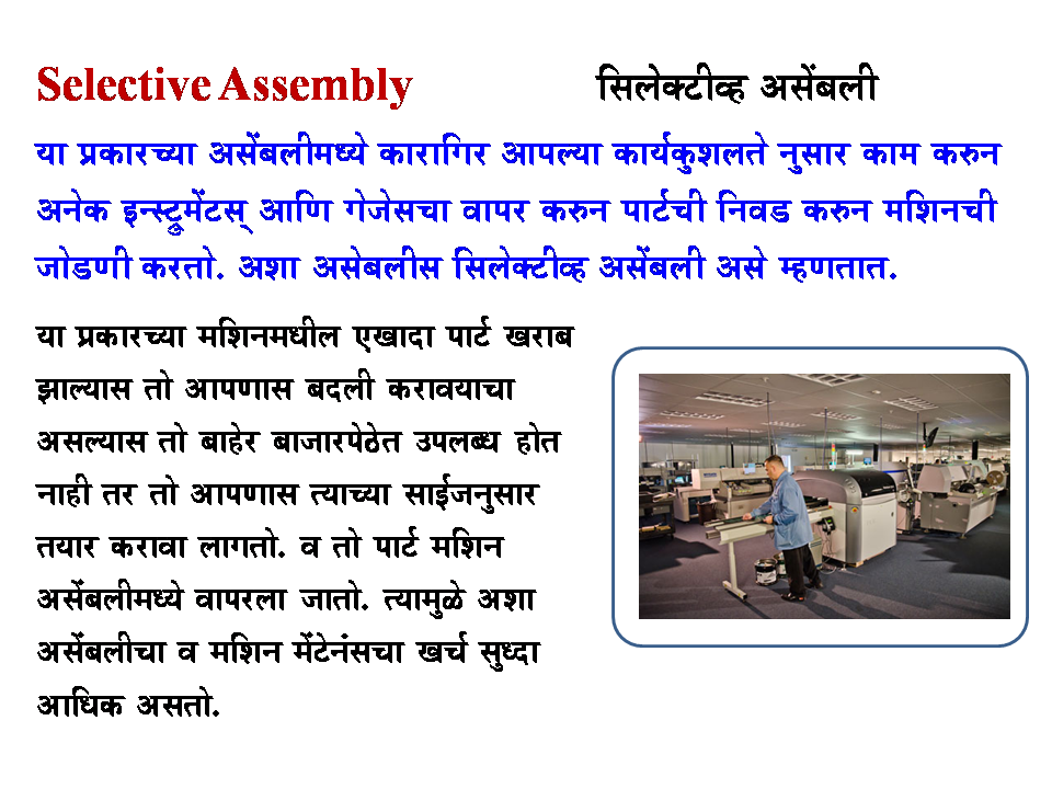 Limit, Fit And Tolerance (मराठी मध्ये): 7. What is Selective Assembly