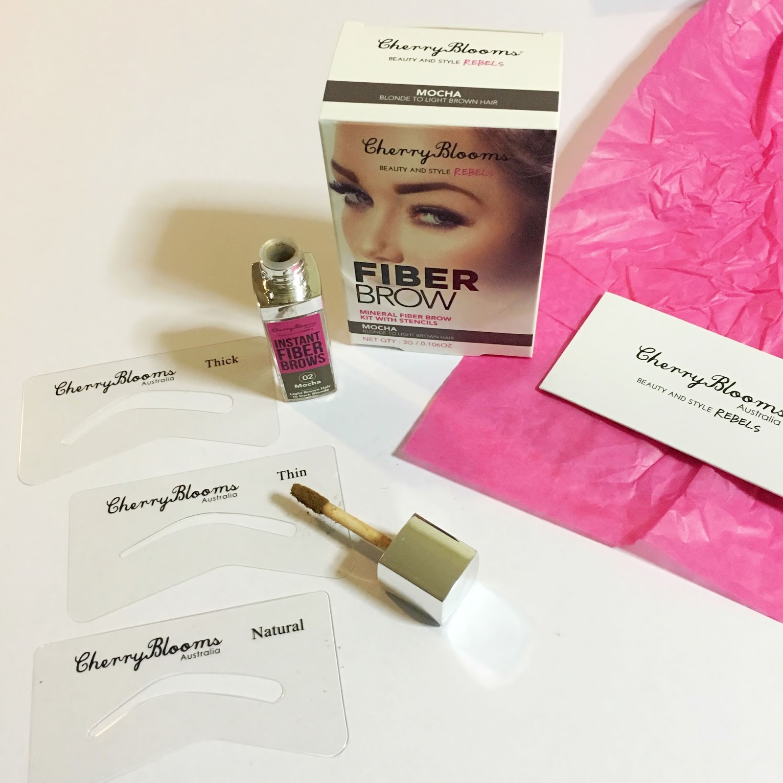 Max The Unicorn Review Cherry Blooms Fiber Brow, Fiber Lash & Vinyl Liner!*