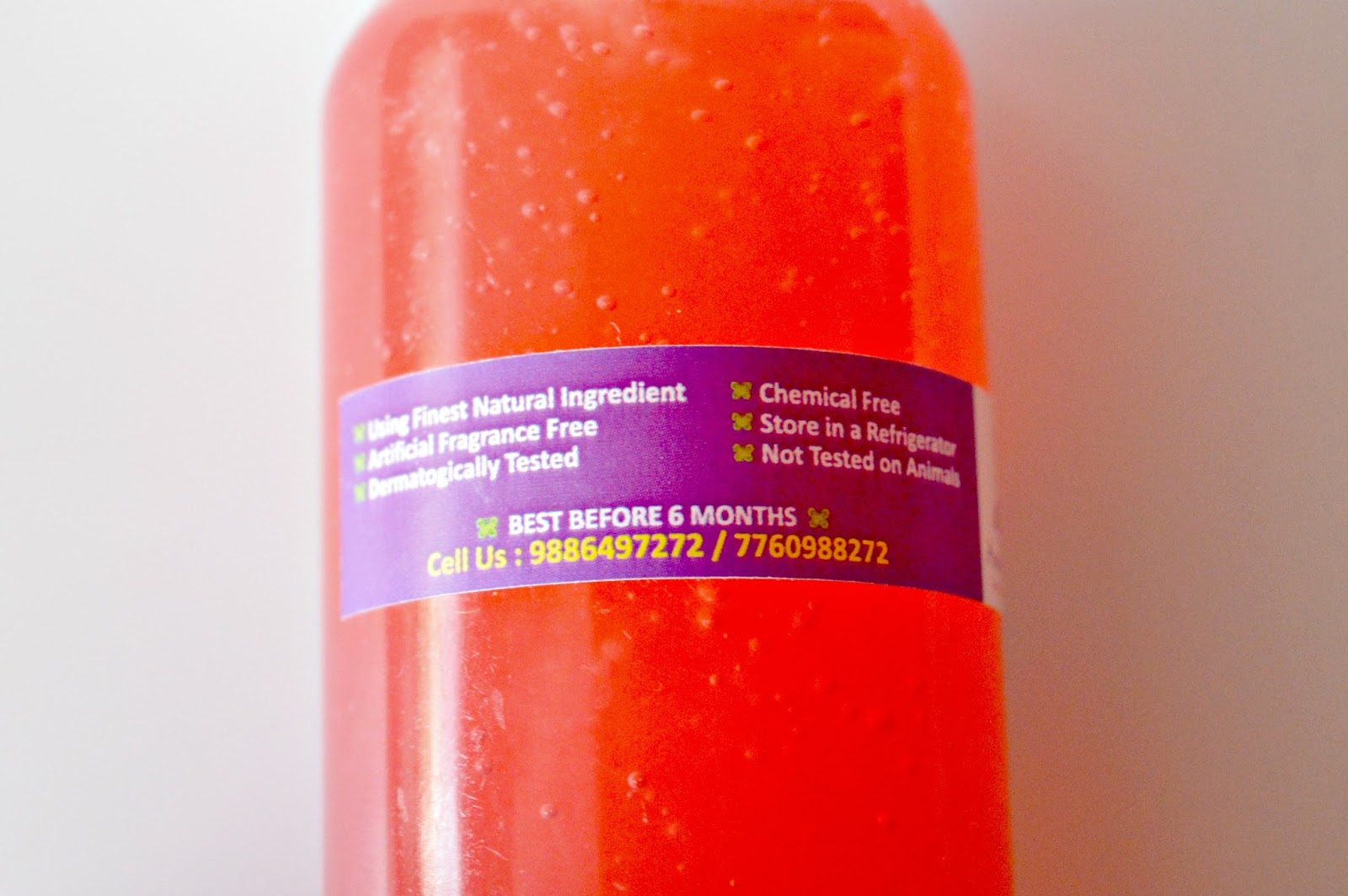 Sriz Beauty Blog Aroma Essentials Tomato Face Wash Review