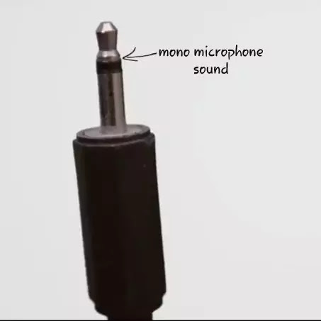 मोनो माइक्रोफोन इयरफोन