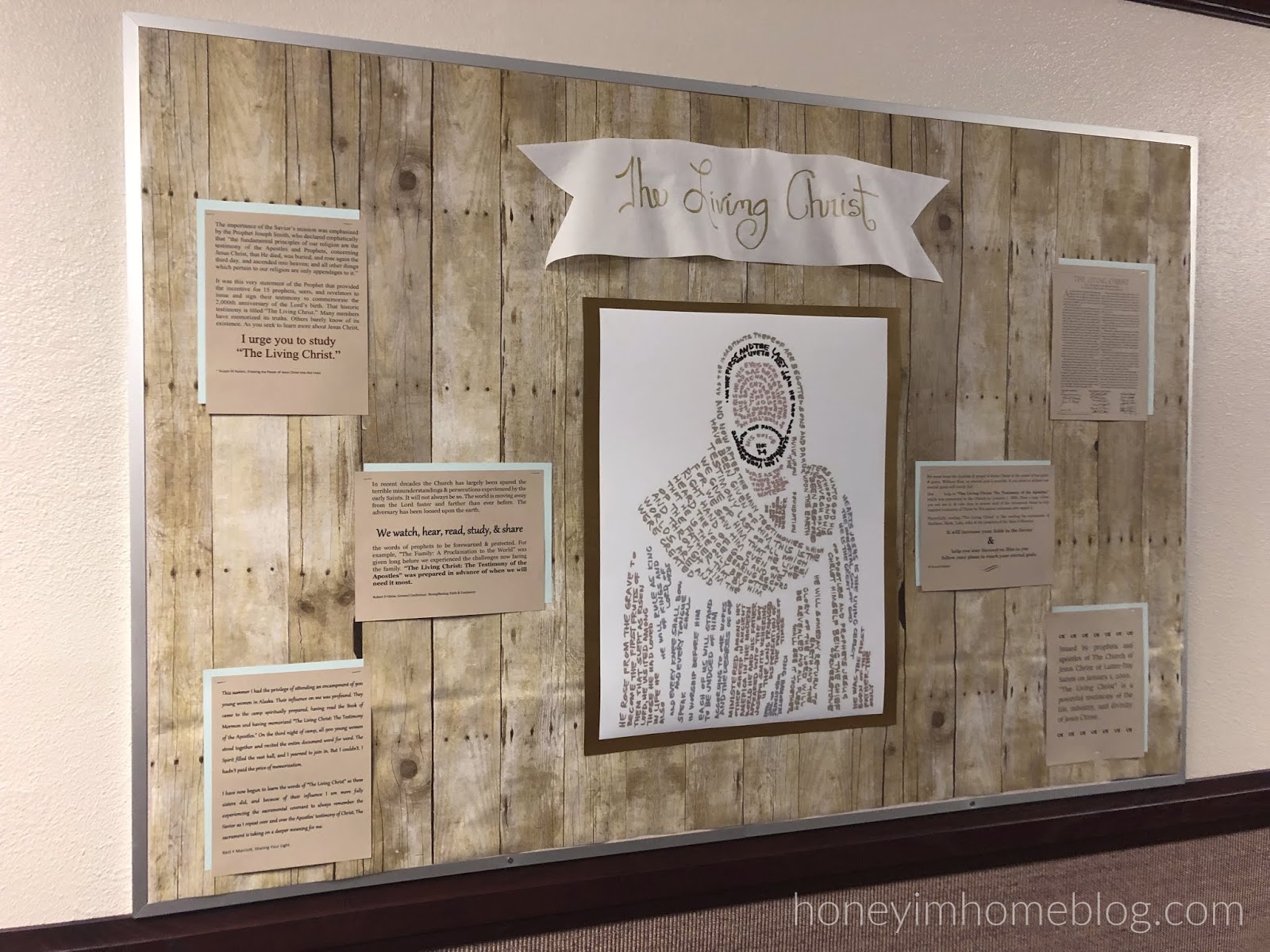 Honey I'm Home The Living Christ Church Bulletin Board