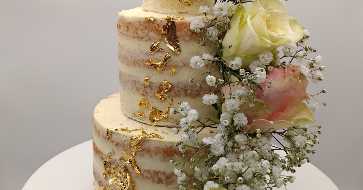 Theresas Backstube: Hochzeitstorte mit Blattgold