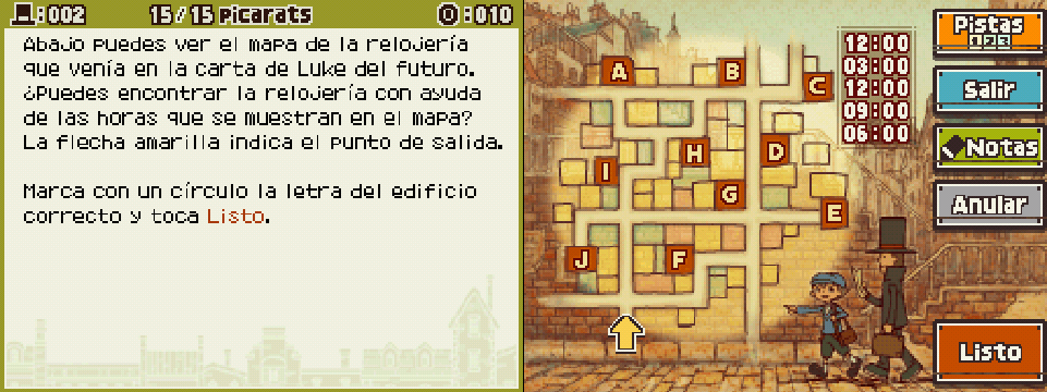 Puzzles 001 a 010 / El Profesor Layton y el Futuro Perdido - Tecnología, Ofimática y Programación