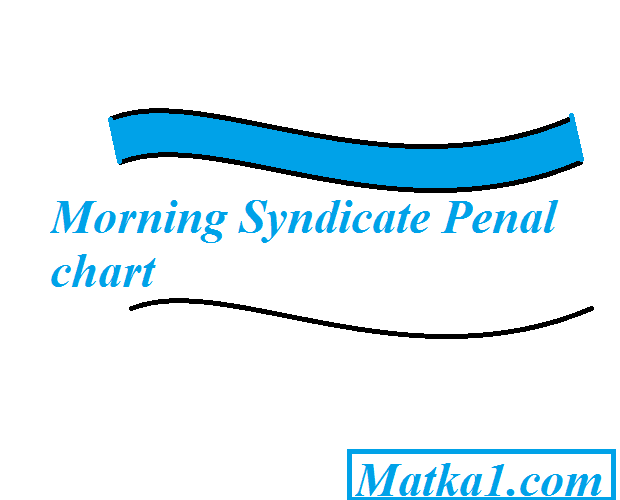 Morning syndicate penal chart
