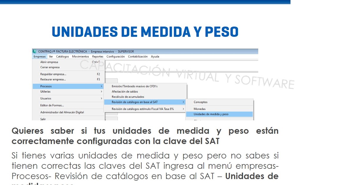 Capacitación Virtual y Software Quieres saber si tus unidades de