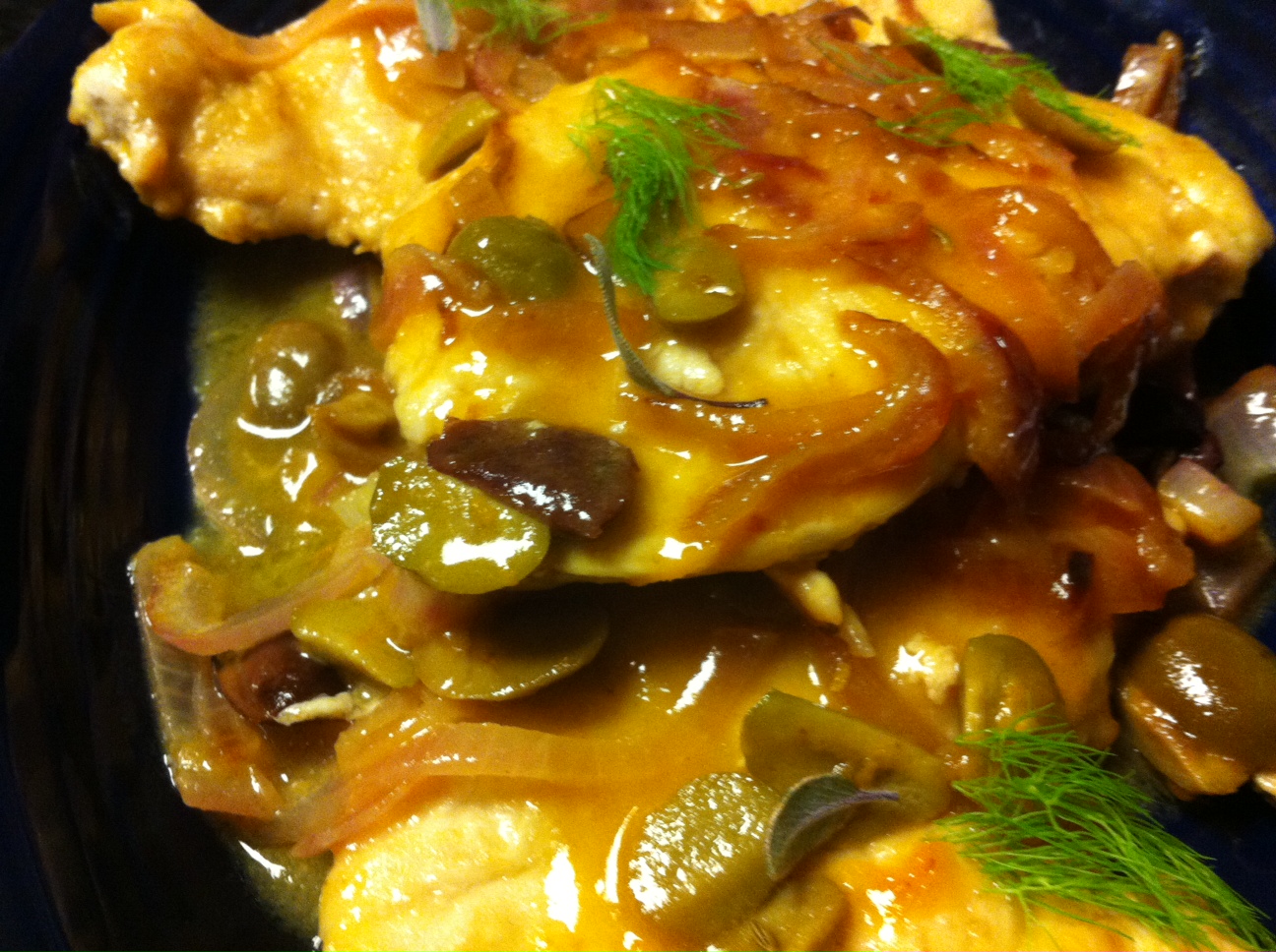 Journey of an Italian Cook Lidia's Chicken Breast with Oranges and Olives